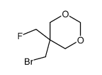 5-(bromomethyl)-5-(fluoromethyl)-1,3-dioxane结构式