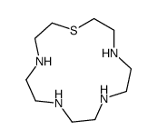 1-thia-4,7,10,13-tetrazacyclopentadecane结构式