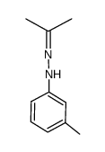 acetone-m-tolylhydrazone结构式