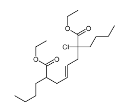 diethyl 2,7-dibutyl-2-chlorooct-4-enedioate Structure
