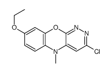 3-chloro-8-ethoxy-5-methylpyridazino[3,4-b][1,4]benzoxazine Structure