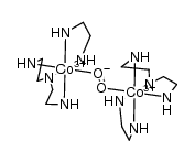 μ-superoxobis[(diethylenetriamine)(ethylenediamine)cobalt(III)](5+) Structure