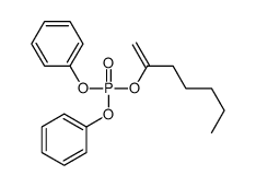 hept-1-en-2-yl diphenyl phosphate结构式