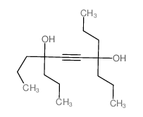 5-Decyne-4,7-diol,4,7-dipropyl-结构式