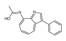 N-(3-phenylcyclohepta[b]pyrrol-8-yl)acetamide Structure