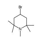 4-bromo-1,2,2,6,6-pentamethylpiperidine structure