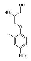 3-(4-Amino-o-tolyloxy)-1,2-propanediol结构式