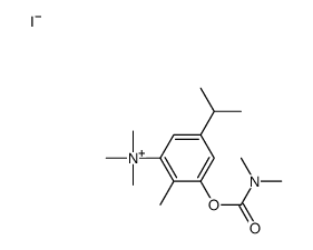 [3-(dimethylcarbamoyloxy)-2-methyl-5-propan-2-ylphenyl]-trimethylazanium,iodide结构式
