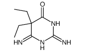 2,6-diamino-5,5-diethyl-5H-pyrimidin-4-one结构式
