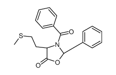 (2R,4R)-3-benzoyl-4-(2-methylsulfanylethyl)-2-phenyl-1,3-oxazolidin-5-one Structure