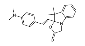 9a-[(E)-2-(4-Dimethylamino-phenyl)-vinyl]-9,9-dimethyl-9,9a-dihydro-oxazolo[3,2-a]indol-2-one Structure