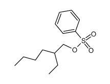 Benzenesulfonic acid, 2-ethylhexyl ester Structure
