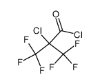 2-Chlor-3,3,3-trifluor-2-trifluormethylpropionsaeurechlorid结构式