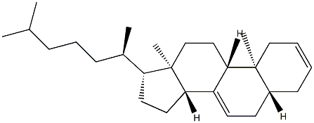 5α-Cholesta-2,7-diene structure