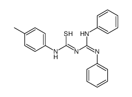 1-(dianilinomethylidene)-3-(4-methylphenyl)thiourea结构式