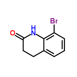 8-Bromo-3,4-dihydro-2(1H)-quinolinone structure