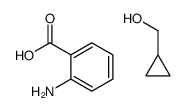 2-aminobenzoic acid,cyclopropylmethanol Structure
