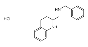 N-benzyl-1-(1,2,3,4-tetrahydroquinolin-2-yl)methanamine,hydrochloride Structure