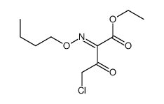 ethyl 2-butoxyimino-4-chloro-3-oxobutanoate Structure