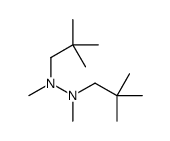 1,2-bis(2,2-dimethylpropyl)-1,2-dimethylhydrazine结构式