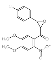 Methanone,[3-(4-chlorophenyl)-2-oxiranyl](4,5-dimethoxy-2-nitrophenyl)- picture