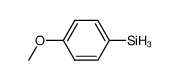 (4-methoxyphenyl)silane Structure