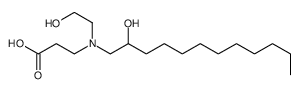 N-(2-hydroxydodecyl)-N-(2-hydroxyethyl)-beta-alanine Structure