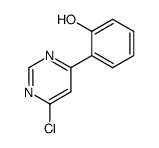 4-chloro-6-(o-hydroxyphenyl)pyrimidine Structure