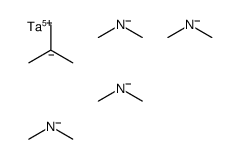 dimethylazanide,2-methylpropane,tantalum(5+) Structure