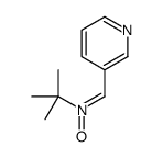 N-tert-butyl-1-pyridin-3-ylmethanimine oxide结构式