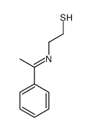 2-(1-phenylethylideneamino)ethanethiol Structure
