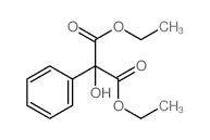 diethyl 2-hydroxy-2-phenyl-propanedioate结构式