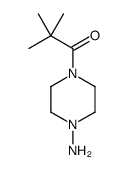 1-Piperazinamine,4-(2,2-dimethyl-1-oxopropyl)-(9CI) Structure