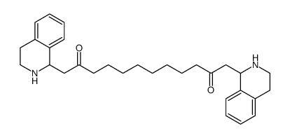 1,12-bis(1,2,3,4-tetrahydroisoquinolin-1-yl)dodecane-2,11-dione结构式