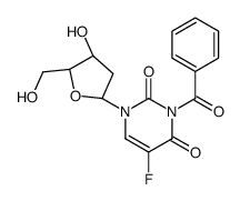 3-benzoyl-5-fluoro-1-[(2R,4S,5R)-4-hydroxy-5-(hydroxymethyl)oxolan-2-yl]pyrimidine-2,4-dione Structure