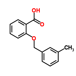 Benzoicacid,2-[(3-methylphenyl)methoxy] Structure