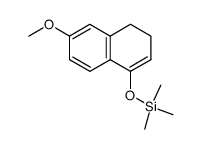 6-methoxy-1-[(trimethylsilyl)oxy]-3,4-dihydronaphthalene Structure