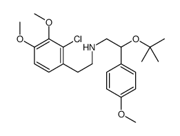 2-chloro-N-[2-(1,1-dimethylethoxy)-2-(4-methoxyphenyl)ethyl]-3,4-dimethoxyphenethylamine picture
