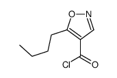 4-Isoxazolecarbonyl chloride, 5-butyl- (9CI)结构式