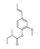(E)-2-methoxy-4-(1-propenyl)phenyl 2-methylbutyrate结构式