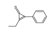 ethylphenylcyclopropenethione Structure