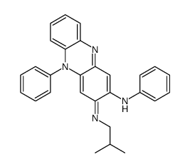 3-(2-methylpropylimino)-N,5-diphenylphenazin-2-amine结构式