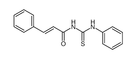 N-phenyl-N'-3-phenylpropenoylthiourea Structure