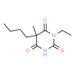 2,4,6(1H,3H,5H)-Pyrimidinetrione,5-butyl-1-ethyl-5-methyl-(9CI) Structure