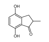 4,7-dihydroxy-2-methyl-indan-1-one结构式