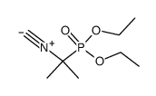 1-Isocyan-1-methylethylphosphonsaeure-diethylester Structure