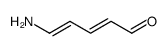 5-Amino-2,4-pentadienal Structure