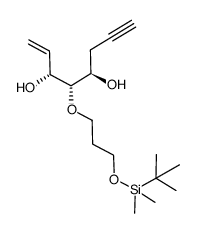 (3R,4S,5R)-4-[3-(tert-butyldimethylsilyloxy)propoxy]oct-1-en-7-yne-3,5-diol结构式