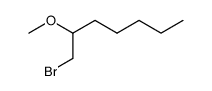 (1-bromomethyl-hexyl)-methyl ether Structure