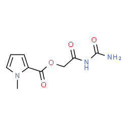 1H-Pyrrole-2-carboxylicacid,1-methyl-,2-[(aminocarbonyl)amino]-2-oxoethylester(9CI) picture